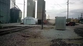 VIDEO Bystander catches BNSF train derailment on camera [upl. by Eahsram]