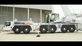 enormous worlds most powerful Heavy Lifting Crane gets rigged up 1200ton Liebherr LTM 1120091 [upl. by Blaise322]