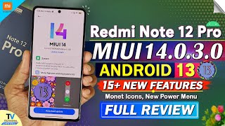 Redmi Note 12 Pro New MIUI 14030 Android 13 Update All Features  Redmi Note 12 Pro 5g New Update [upl. by Carla240]