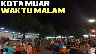 KOTA MUAR MALAYSIA SUASANA WAKTU MALAM DI AHIR 2022 [upl. by Bohon876]