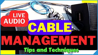 Cable Management for Bands and Live Sound Production  Sound System Cabling [upl. by Ludvig]