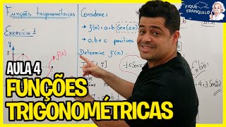 Funções trigonométricas  Funções circulares ENEM  Aula 4 Exercícios resolvidos [upl. by Atalanti]