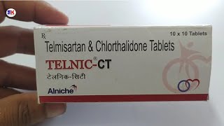 TelnicCT Tablet  Telmisartan and Chlorthalidone Tablet  Telnic CT Tablet Uses Benefits Dosage [upl. by Acinok]