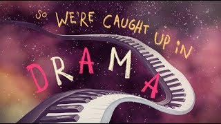 AJR  DRAMA Official Lyric Video [upl. by Eylhsa]