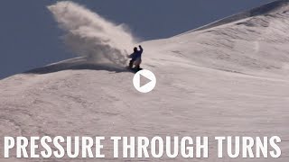 Pressure Through Turns On A Snowboard [upl. by Consolata]