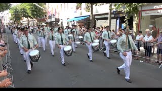 Schützenfest 2024 Grevenbroich Aufmarsch zur JubiläumsKönigsparade auf der Breite Straße [upl. by Olympium600]