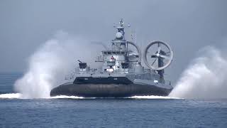 Russian exercise in the Baltic 2020 Zubr hovercraft [upl. by Halludba]