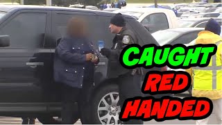 Illegal Handicap Parking Thieves caught RED HANDED at MLB Game [upl. by Gnolb]