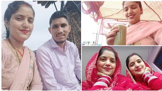 पहली बार पतिदेव के साथ मेला देखने गई👩‍❤️‍👨twins couple mela [upl. by Hcirdeirf]