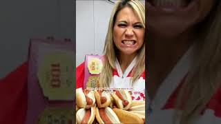 Miki sudo se come 39 hot dogs en 10 minutos [upl. by Carole]