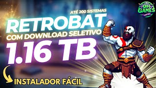 RetroBat 116TB  Até 200 Sistemas emulados e Instalador Fácil para Windows [upl. by Suertemed101]