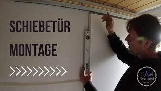 Schiebetür einbauen Tutorial [upl. by Aiderfla]