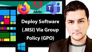 How to Deploy Software MSI Packages Via Group Policy GPO  Windows Server 2019 [upl. by Norward]