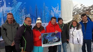 Isola 2000 inauguration des nouveaux aménagements du front de neige et découverte du ski de rando [upl. by Arbba]