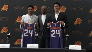 Suns Introduce Draft Picks [upl. by Dreda]