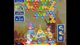 Bubble Witch Saga 2 Level 15 Fireball Booster Intro [upl. by Carine]