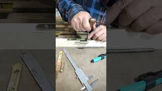 Installing a French Paumelle Hinge [upl. by Nitsreik]