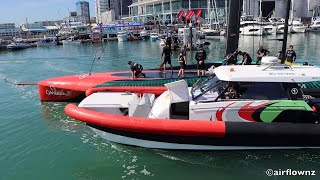 Emirates Team New Zealand AC75 Yacht Te Rehutai Auckland  2023 [upl. by Temp343]