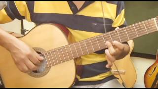 HISTORIA DE UN AMOR  Bolero  Carlos Almaran  Como tocar en guitarra acordes [upl. by Mandi]