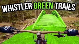 Whistler Bike Park Green Trails  Complete Beginners Guide [upl. by Brade]