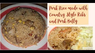 How to prepare a delicious Pork Rice AKA Pork Locrio [upl. by Norvell]