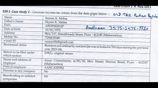 EFiling of ITR2 Excel Old Tax Rates Regime Case Study1 SalaryHouse PropertyOther Sources [upl. by As]