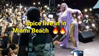 Spice live performance in Miami [upl. by Atiuqat180]