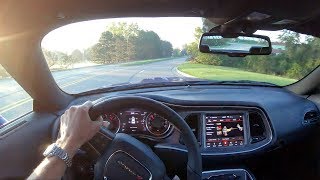 2019 Dodge Challenger RT Scat Pack Widebody  POV Test Drive Binaural Audio [upl. by Tulley]