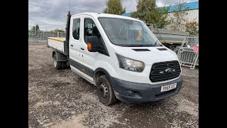 2018 Ford Transit 350 Double Cab Tipper SN68 UOC 46582 [upl. by Brynna133]