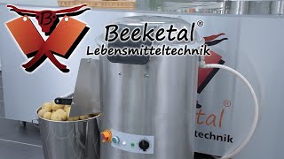 Beeketal Gastro Kartoffelschälmaschine Kartoffelschäler Kartoffel Schälmaschine [upl. by Ashla]