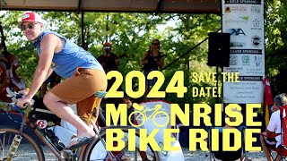 Moonrise Bike Ride 2024 Save the Date Cycling Music amp Food Festival on the Flint Hills Trail [upl. by Anaibaf]