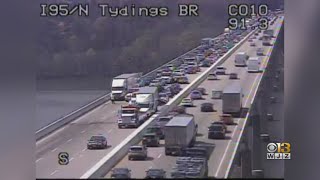 9 Vehicles Crash On Tydings Bridge [upl. by Caplan]