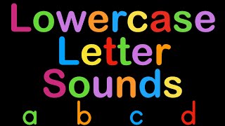 Lowercase Letter Sounds  ABC Alphabet  Learn to Read with Phonics for Kids [upl. by Naylor]