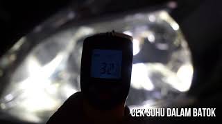 HID comparison 35w 5000k vs 55w 5000k  Halogen Projectors [upl. by Jerad735]