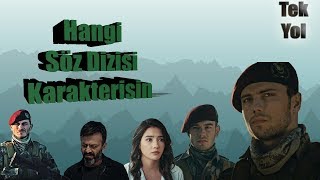 Hangi Söz Dizisi Karakterisin  Kişilik Testi [upl. by Silvana565]