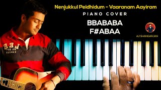 nenjukkul peidhidum Intro In  Guitar  Chord progression With Tabs guitartutorial [upl. by Nerat]