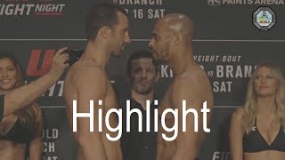 Highlight  Luke Rockhold vs David Branch  UFC FN 116 2017 ᴴᴰ [upl. by Prochoras694]