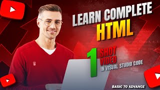 LEARN HTML IN 1 HOUR  Tutorial for Beginners [upl. by Yrred]