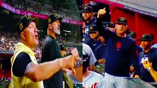 Jack Flaherty and Torey Lovullo Argue Across Their Dugouts  Tigers vs Diamondbacks  MLB Highlights [upl. by Alfi616]