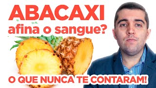 Impressionante efeito do abacaxi para ralear sangue e desentupir veias com má circulação ou coágulos [upl. by Rosana]