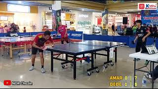 DEDE TPI Vs AMAR GOBEL Turnamen pingpong menyala Mb2 div A batam 2024 [upl. by Neda]