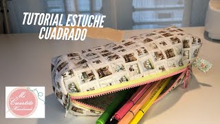 ✏️ 💼 Tutorial ESTUCHE de TELA para LÁPICES DIY Incluye Patrón GRATIS Costura Creativa Fácil✂️ [upl. by Tito163]