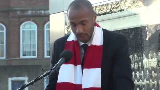 Unveiling of Thierry Henry statue [upl. by Tiffanle59]