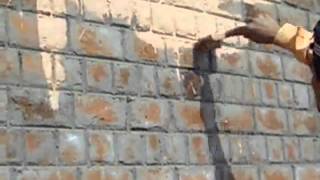 Brick Coating for waterproofing [upl. by Undry483]