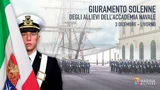 Giuramento solenne degli Allievi dell Accademia Navale di Livorno [upl. by Lambertson755]