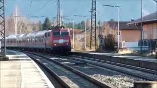 Bernau am Chiemsee  Meridian DBErsatzzug  railjets  Güterzüge  EC [upl. by Hardwick]