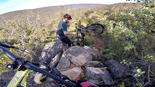 Walking my bike down SNAKE CHARMER  Kalamunda Valley [upl. by Dilisio]