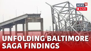 Baltimore Bridge Collapse 2024 Live Recovery Effort Continues From Coast Guard Boats  News18 N18L [upl. by Garett]