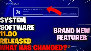 NEW PLAYSTATION 4 SYSTEM SOFTWARE UPDATE 1100 RELEASED DOWNLOAD IT NOW [upl. by Carlton716]