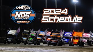 2024 World of Outlaws Sprint Cars Schedule Announcement [upl. by Malkin]